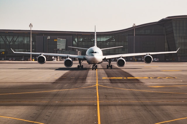 Airplane on airport
